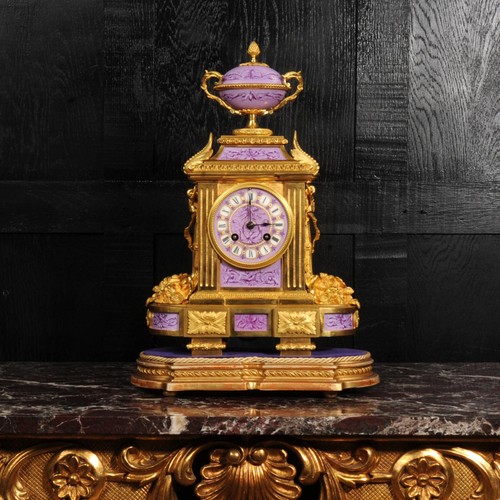 Ormolu and sèvres porcelain - ormolu,