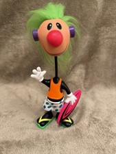 ERTL Jibba Jabba Jibber Jabber Surfer Noisy Noisemaker Toy 9” Rare vtg works 