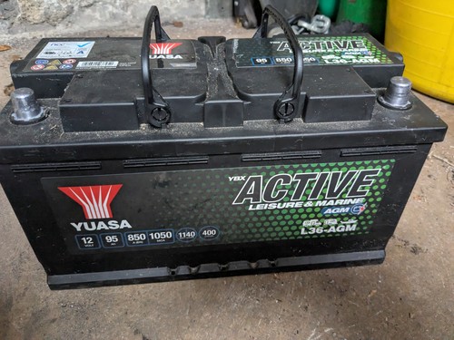 Yuasa l36 agm 12v 95ah - 95ah, active