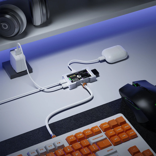 Gaming usb hub led display - gaming,