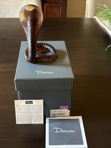 Daum pate verre cobra - ,