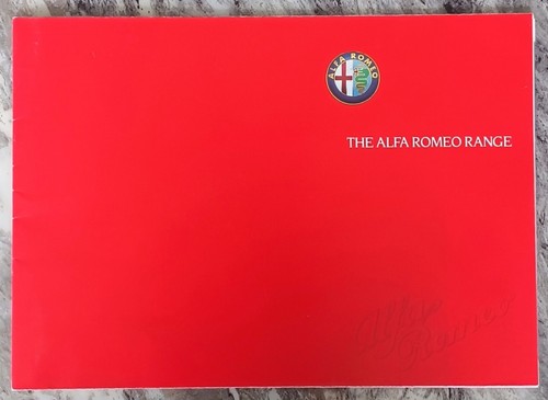 Late alfa romeo range - 80's,