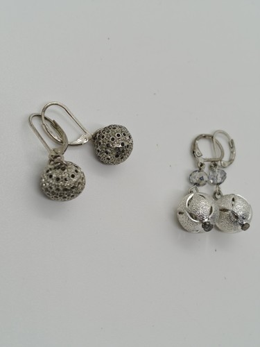 Paire silver tone - of,