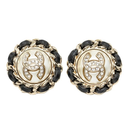 Chanel logos rhinestone - chanel,