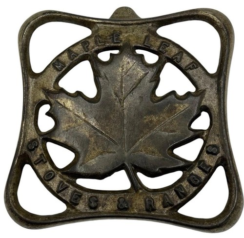 Antique cast iron stove trivet - cast,