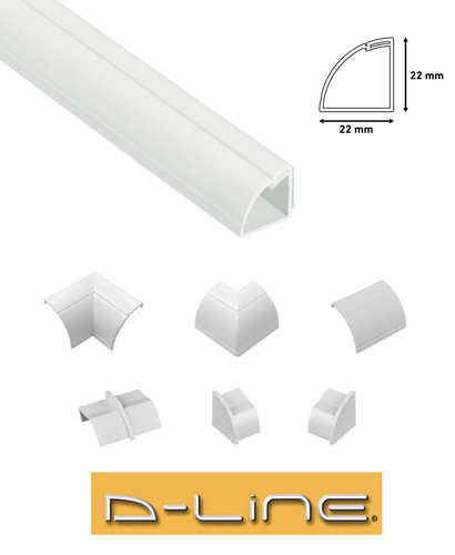 Line 22mm white - x,