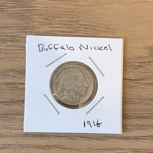 1916 buffalo nickel five cents - 1916,