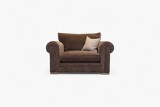 Bardot Large Cuddle Chair, Chenille Chocolate