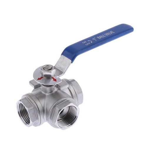 Three way ball valve rotary - ball,