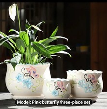 Pink Butterfly Three Piece Set