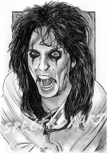 Alice cooper original art - alice,