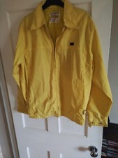 Jaguar Sports Jacket  Yellow Cotton  Full Zip Front 