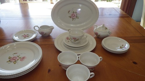 Vintage dinnerware set harker - dinnerware,