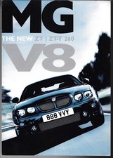 MG ZT & ZT-T 260 4.6 V8 2003-04 UK Market Foldout Sales Brochure