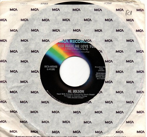 Jolson you made - jolson:you, me