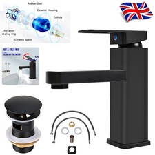 Black Basin Mixer Tap