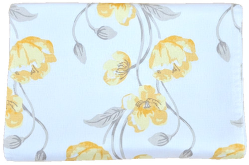 Floral poppy table runner - poppy,