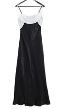 BETSY & ADAM A-Line Maxi Dress UK12 in Black