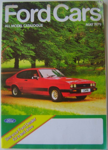 Ford cars range may - ford, 1979