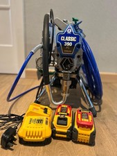 Graco 390 Cordless Paint Sprayer 2x 6Ah Batteries Charger slightly used