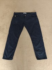 Lois Siera Cords W38 L30 Navy Straight Leg