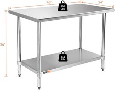 Stainless Steel Table for Prep