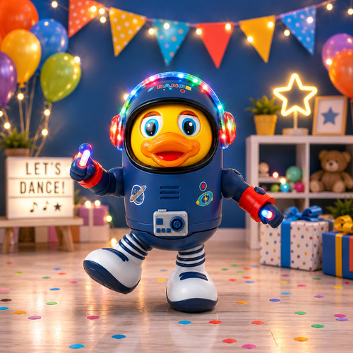 Interactive dancing astronaut - interactive,