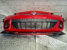 VAUXHALL ASTRA GTC 2014 COMPELTE FRONT BUMPER WITH FOG LIGHTS IN RED