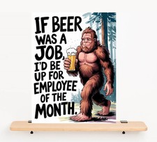 Funny Man cave Beer metal wall