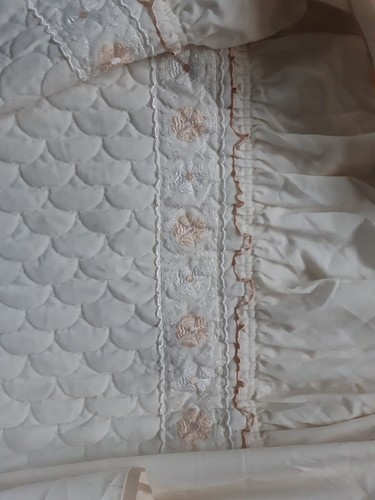 Vintage quilted bedspread - vintage,