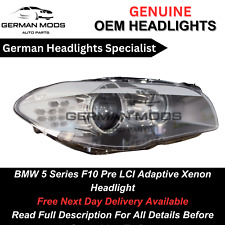 BMW 5 Series F10 Pre LCI Adaptive Xenon Headlight 2009-13 Right Driver Side