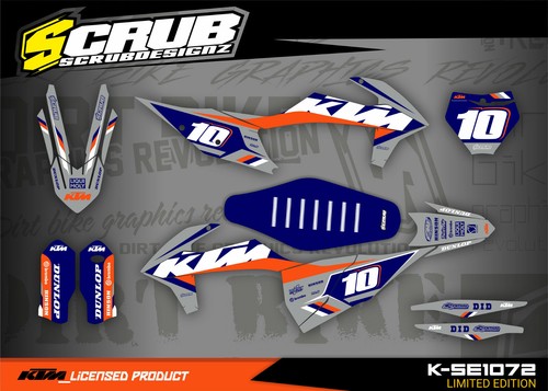 Graphics seat cover ktm - seat, sx85
