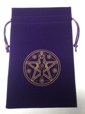 PURPLE TAROT BAG LARGE WITH