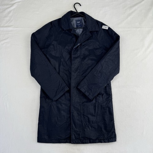 Gap navy waxed style mac - waxed,