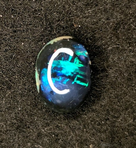 4ct black opal script - black,