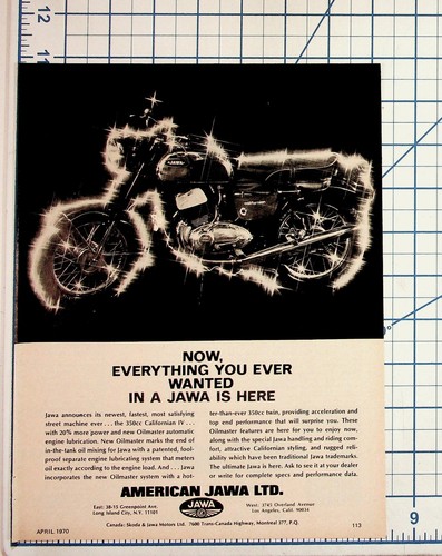 1970 jawa 350cc californian - californian, iv