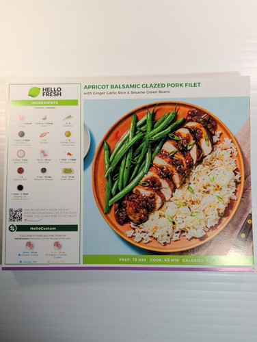 Lot hello fresh - hello, recipe