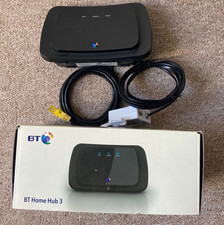 BT Home Hub 3.0 Wireless. With Box. Two Leads and a filter Included.