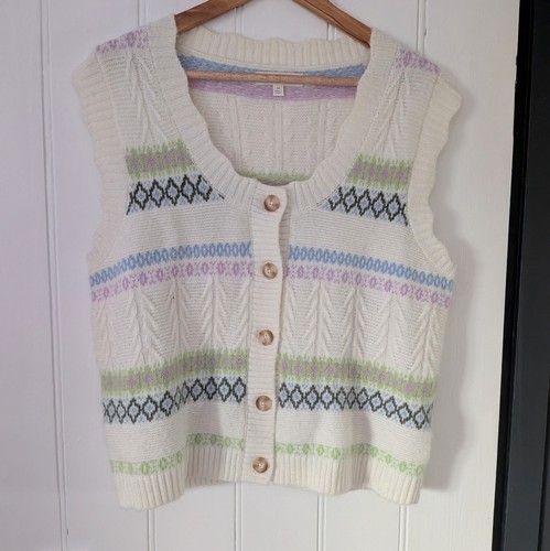 Per una knitted - per, vest