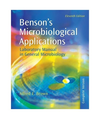 Benson microbiological - benson's,
