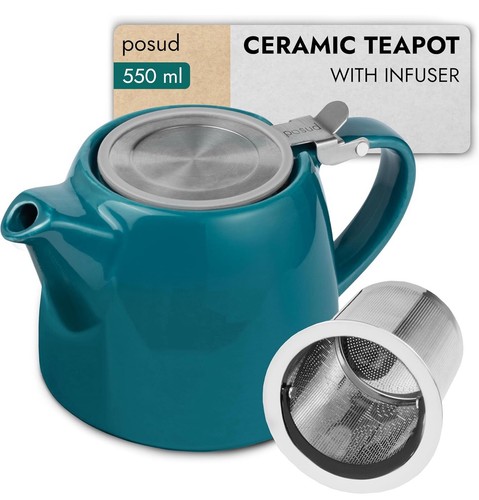 Ocean ceramic teapot with - ceramic,
