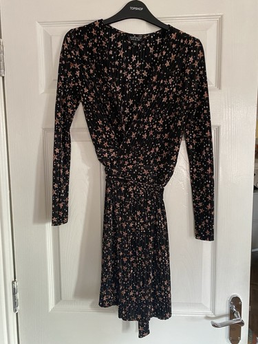 Topshop star print plisse - topshop,