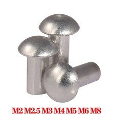 Aluminium Button / Dome Head