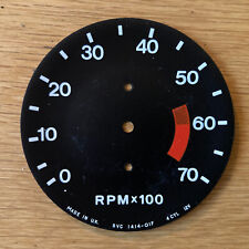 MGB TACHOMETER REV COUNTER [76-80] RVC 1414-01F GAUGE FACE