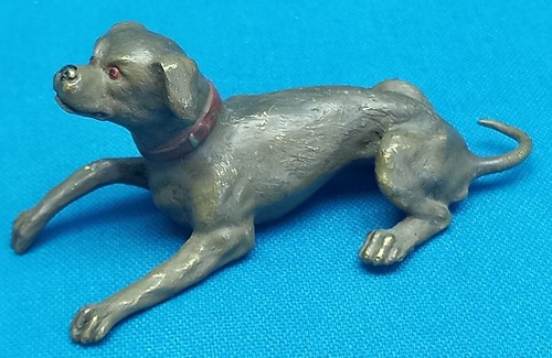 Dog with bronze - dog, necklace