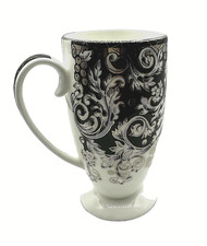 Bone China Pedestal Mug Black