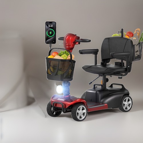 Iscooter x02 wheel - 4-wheel, electric