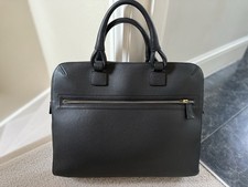 Dunhill Men’s Black Luxury Leather Briefcase/Bag 40x31x7cm