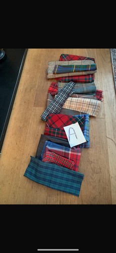 Cotton and tweed tartan mixed - cotton,