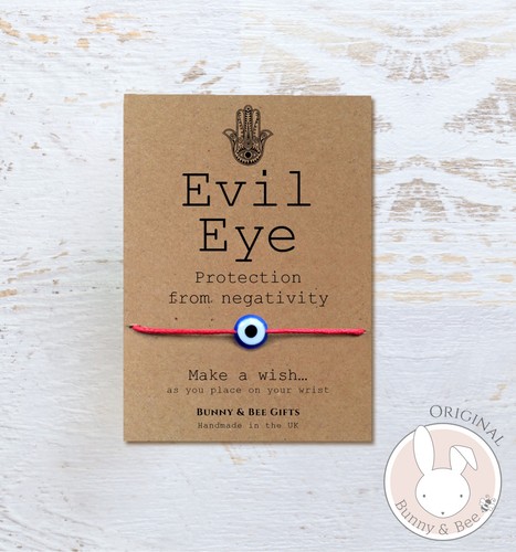 Evil eye wish bracelet - evil,